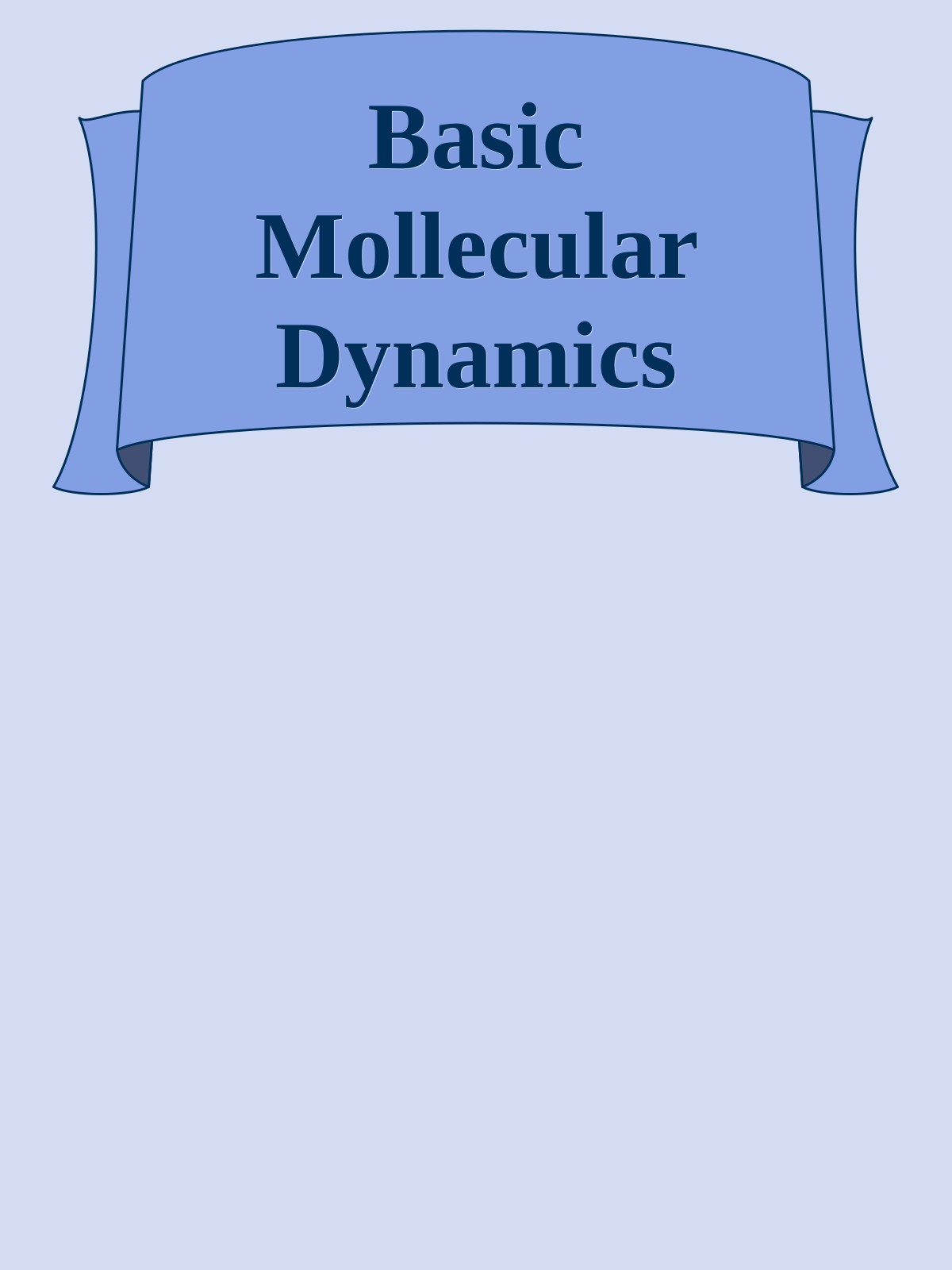 Basic Mollecular Dynamics
