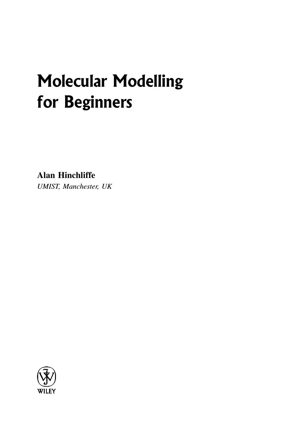 Molecular Modelling for Beginners